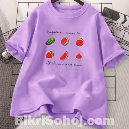 Drop Shoulder Ladies T-shirt